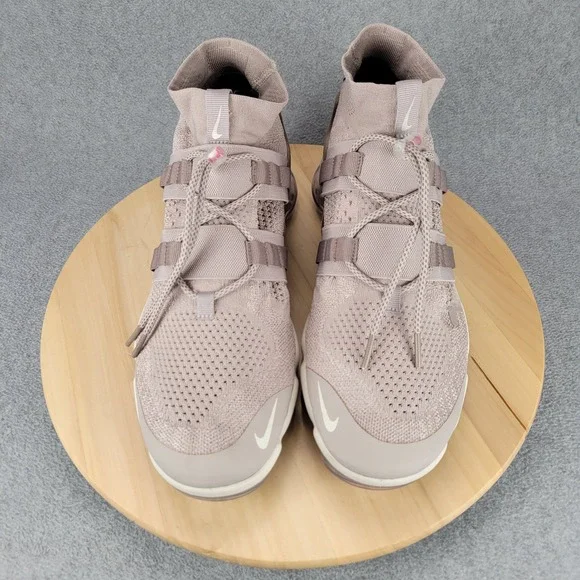 Nike Air VaporMax Flyknit Utility Moon Particle AH6834-205 Mens 14 Taupe Sneaker - Picture 4 of 12